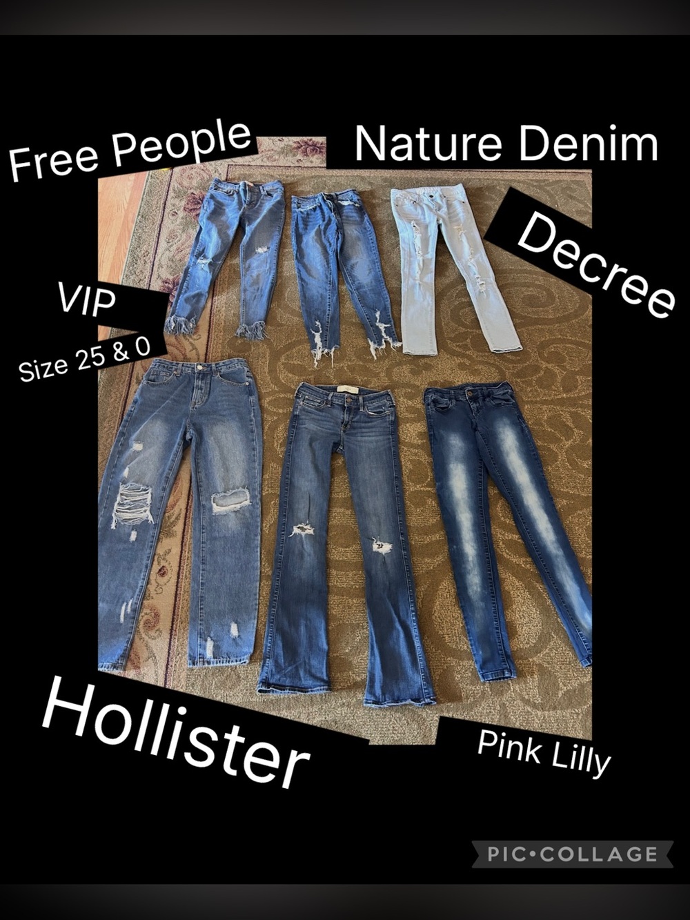 Jeans size 25/0